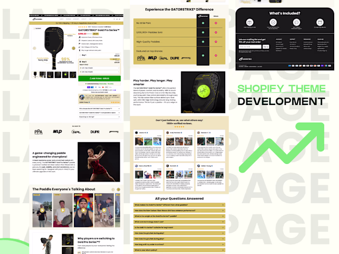 Figma to Shopify Landing Page — Design & Development