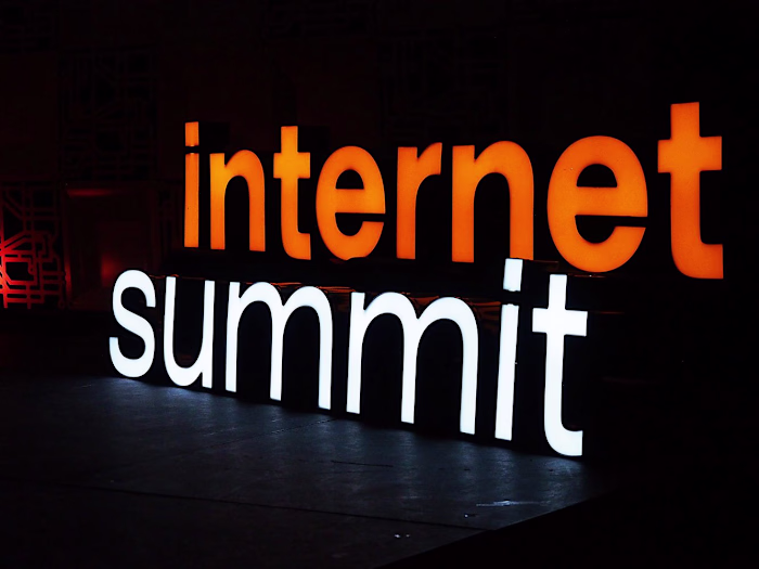 Internet Summit: Brand identity, logo, web, print, ad, digital