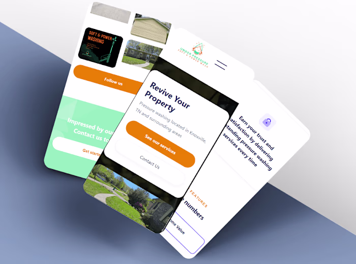 Website for pressure washing business
