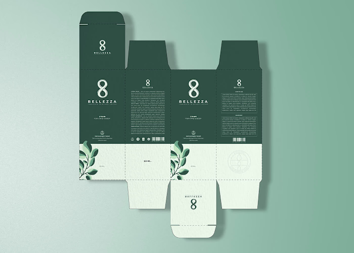 Box Packaging Design for Bellezza