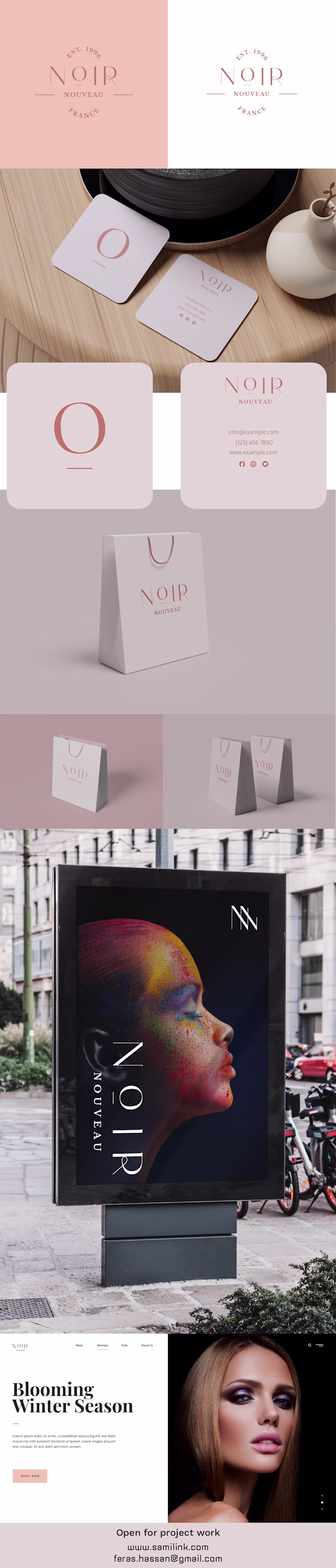 Fictional Fashion Brand / Brand Identity design.