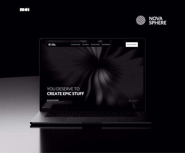 Nova Sphere Media Consulting Website UI Design and Development