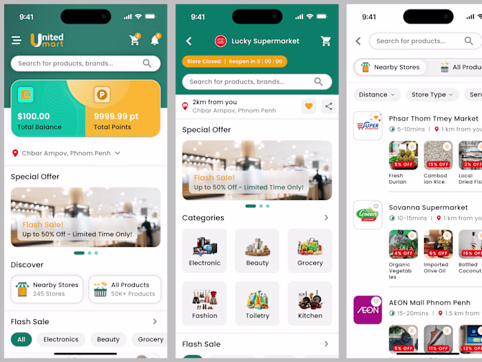 Expo React Native | United Mart