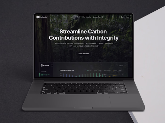 Carbonable Framer Website Design & Development