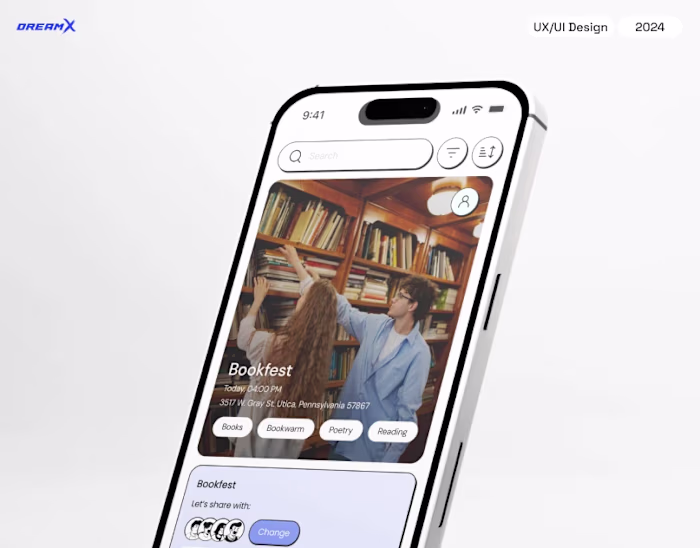 Social Media App Design - Linkly
