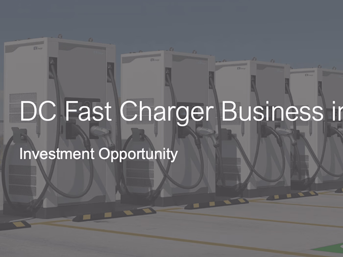 Investor Pitch Deck for DC Fast Charger Business in Oman