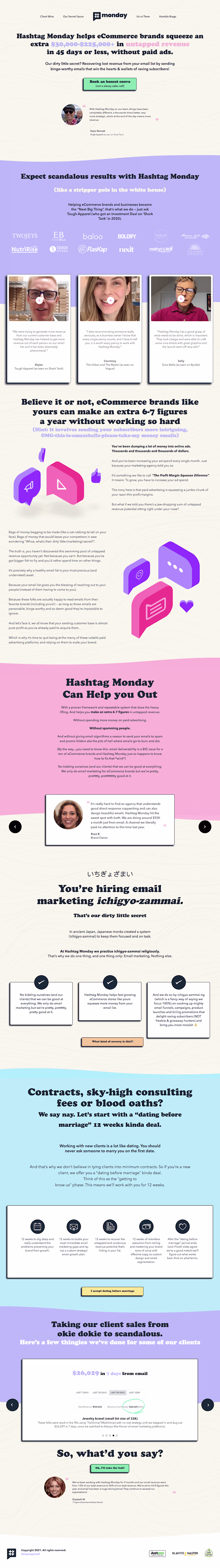 All email agencies sounded the same. I gave one a Japanese twist