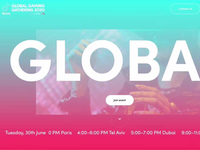 Tiktok (Creative Web Development & Headless CMS)