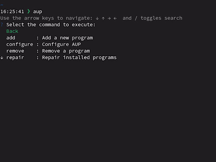 GitHub - lspaccatrosi16/aup: Simple binary manager tool