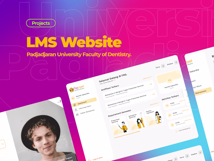 LMS Website - Faculty of Dentistry at Universitas Padjadjaran