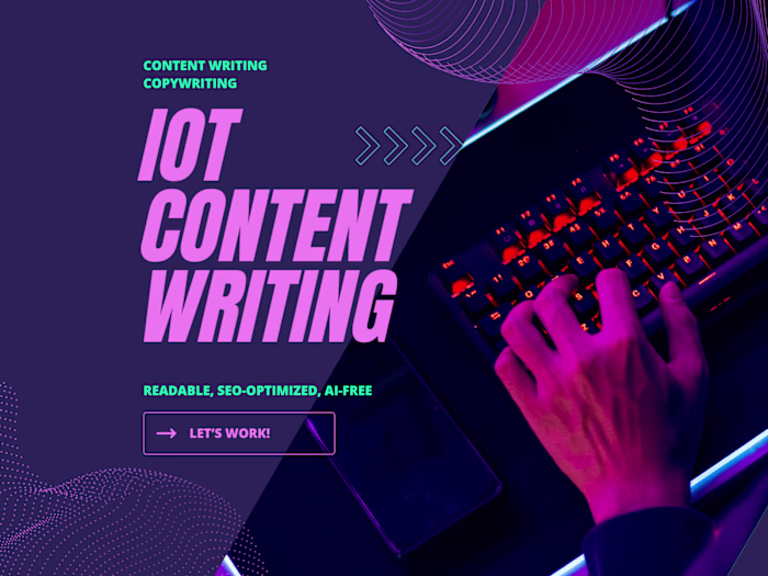 Content Writing for IoT & Industry 5.0