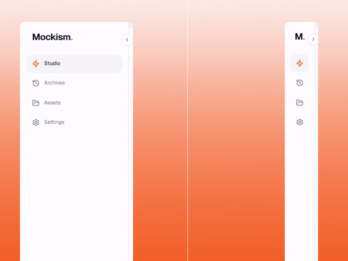 Sidebar Open/Closed States from Recent SaaS Exploration. Ful...