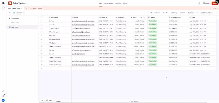 Payment-to-Booking Automation for Ticketing Business