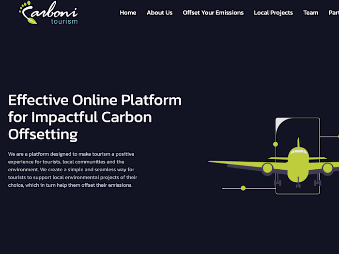 Carboni Landing page