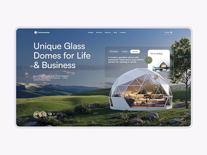 TheDomeHome | Luxury eCommerce Website Design 