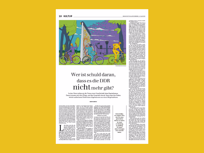 Berliner Zeitung - editorial illustration
