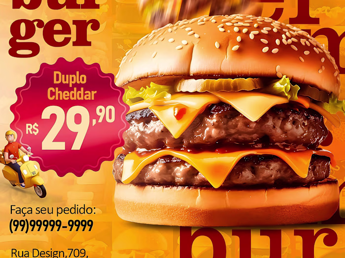 Branding and Design Project for Gourmet Burger Restaurant