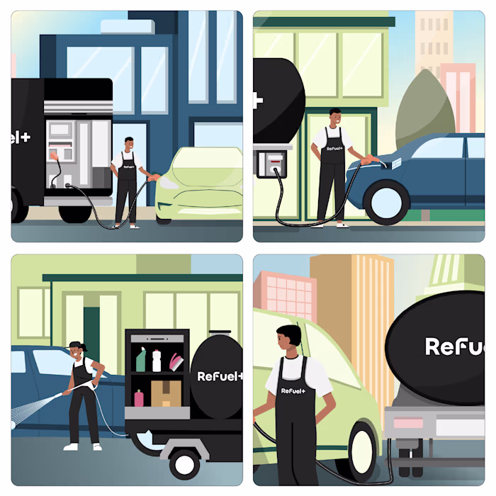 Automotive Service Illustration