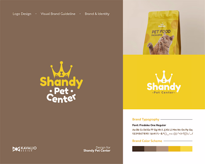 Shandy Pet Center Logo Design & Visual Brand Guideline