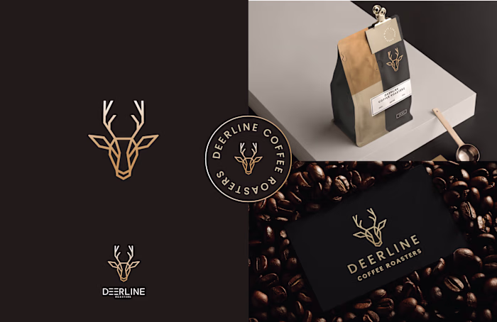 Custom Coffee & Café Logo and Complete Brand Identity Design