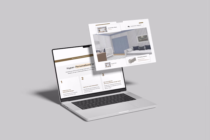 Modern Nursery Design Website for Xplanned