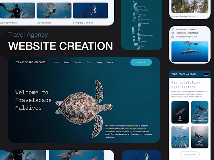 Immersive Web Design and SEO for Luxury Maldivian Experiences