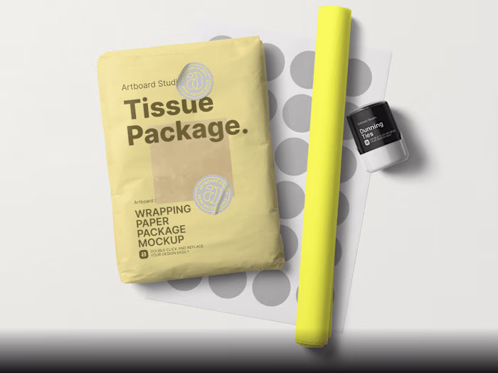 Yellow Tissue Package Design