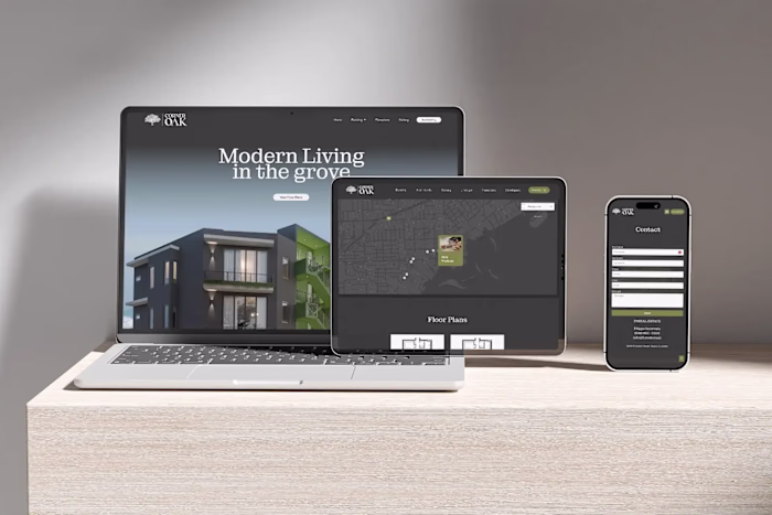 CornerOak Real Estate - Branding and Web Development