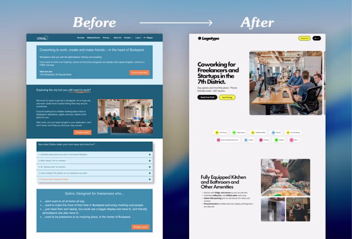 Coworking LP Redesing