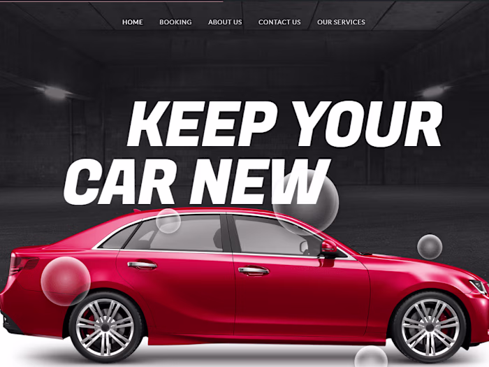 A carwash wordpress website
