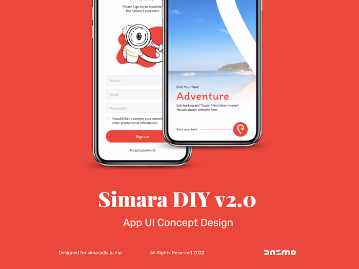 UI/UX Design for Tourism App