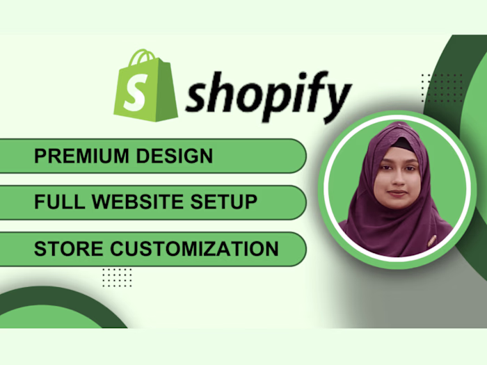I will provide expert shopify store and dropshipping services