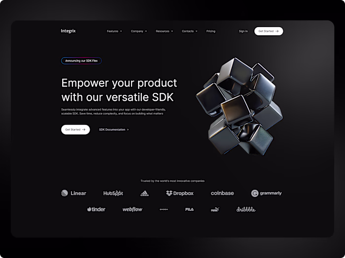 Integrix - Landing Page
