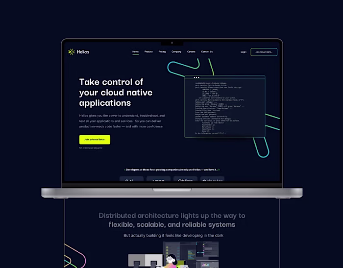 Helios - Branding / UI design