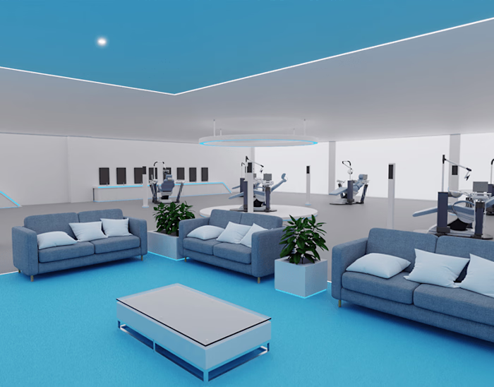 3D Interior design: Foquim Dental 