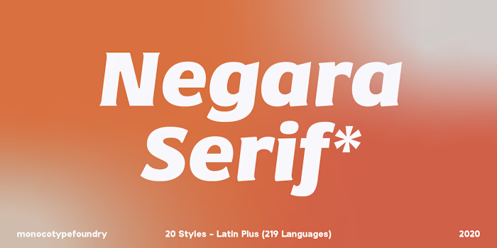 Negara Serif - Font Family :: Behance