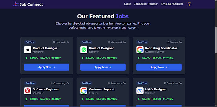 Full-stack AI-powered job platform with