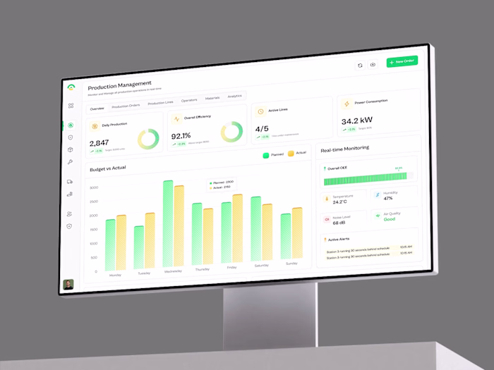 ElectroMile – Smart EV Bike Manufacturing Dashboard