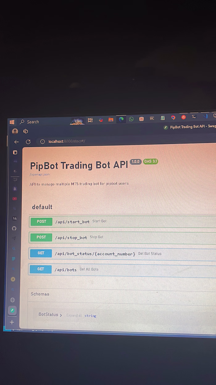 Automated Forex Trading Bot with Indicator Integration