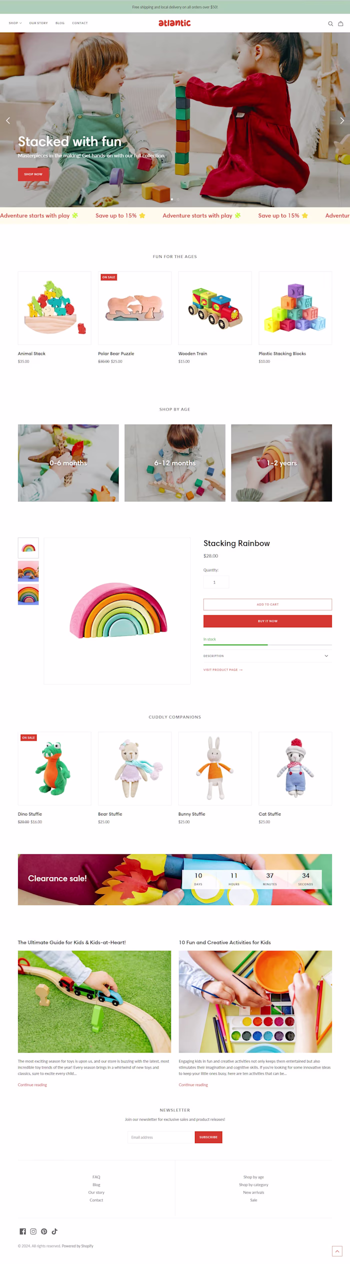 Shopify Store Design