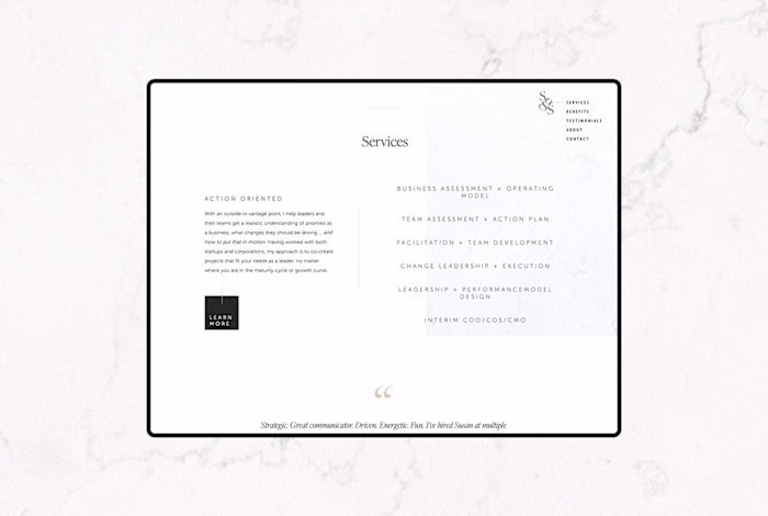 SGS - Consultant Branding and Web