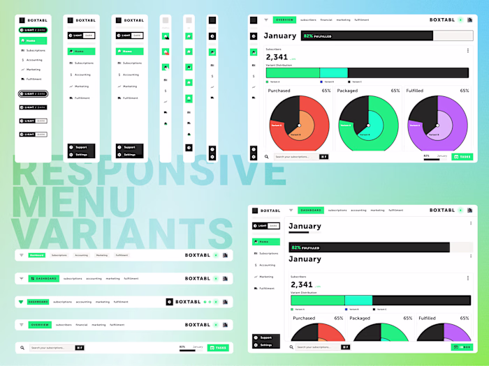 Web App Component & Interface Design