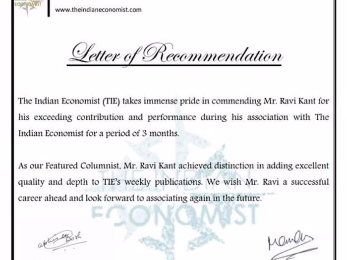 The Indian Economist (now Qrius)