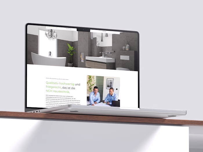 NGH Haustechnik — Design & Webflow Development