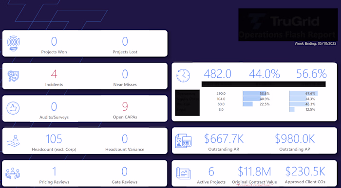 Flash Report for Executive Leadership