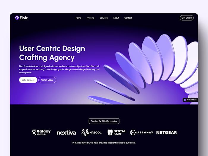 Flotr Agency Website