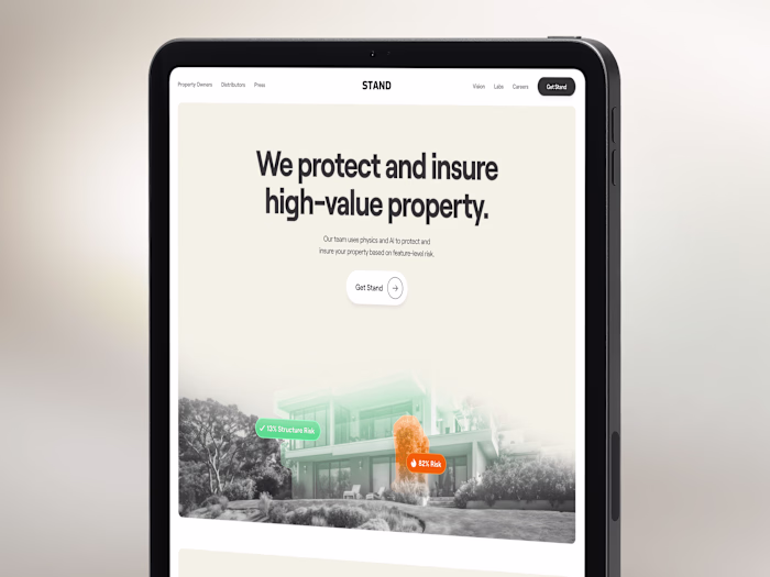 Stand Insurance - Framer Design and Development