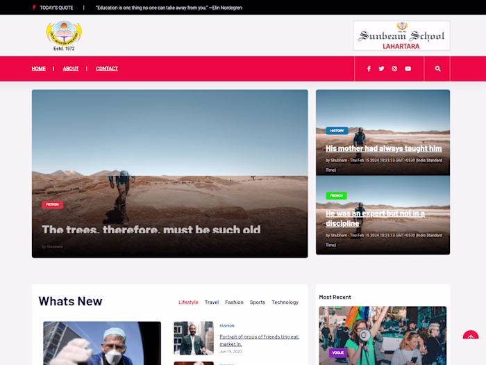 Tasty Tower - Full Stack SSR Blog