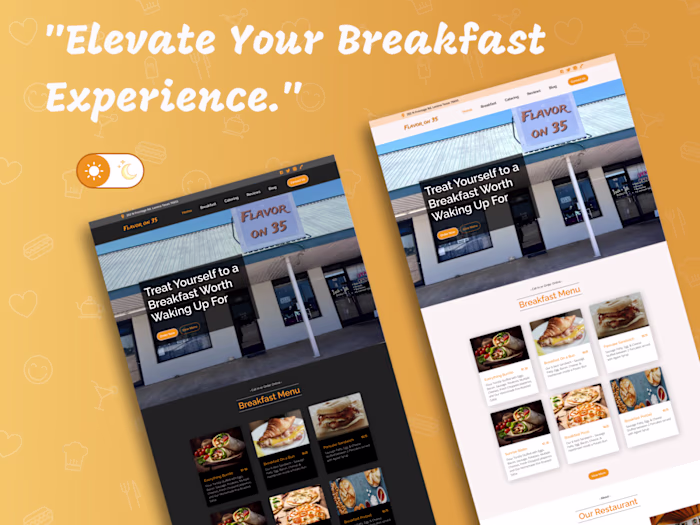 Food Ordering App – Breakfast