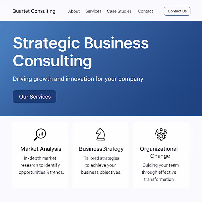 Website Landing Page 